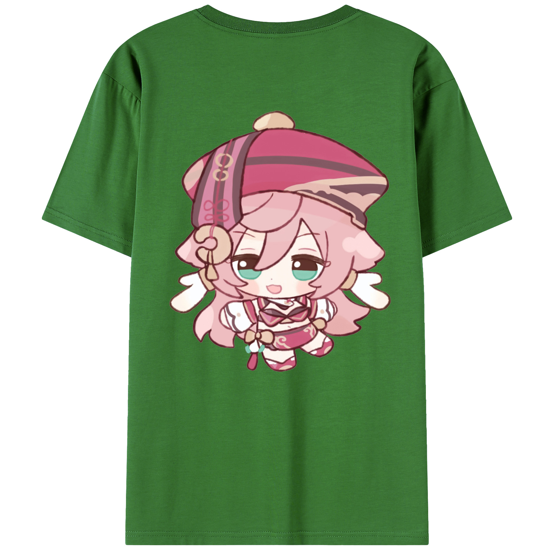 げんし神 ヤンフェイ genshin Yanfei レディース半袖Tシャツ(バックプリント)